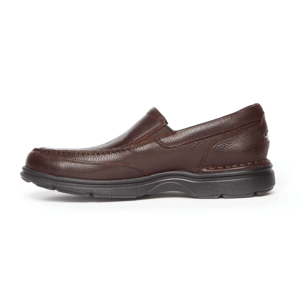 Rockport Slip-On Herr Mörkbruna - Prowalker Eureka Plus - RCOBX4351
